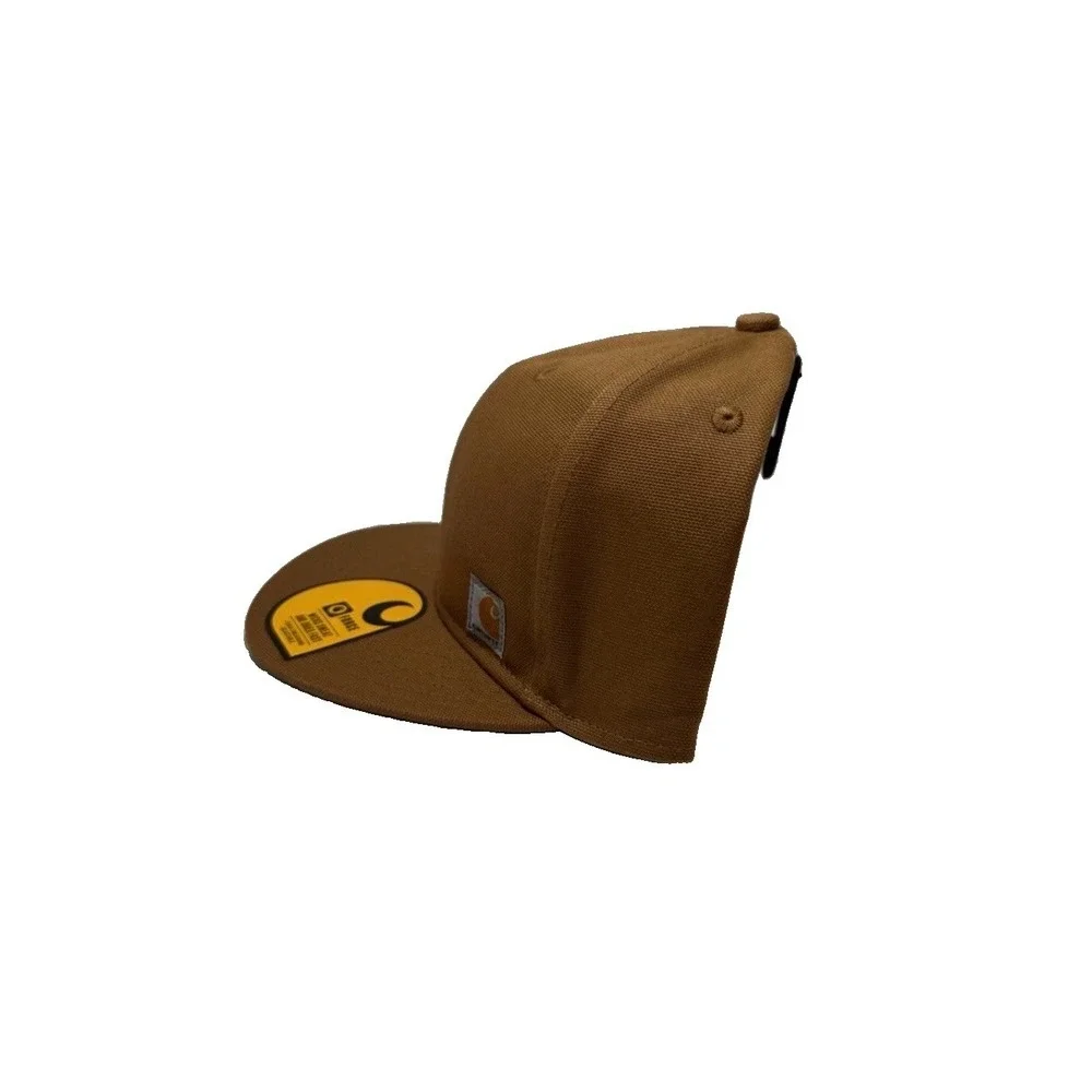 Carhartt Ashland Firm Duck Flat Brim Cap Brown NWT